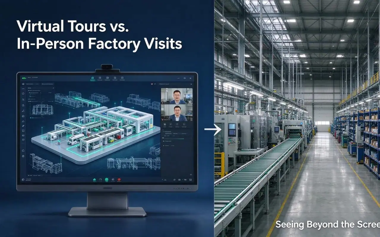 Visiting Chinese Manufacturers: Virtual Tours vs. In-Person Site Visits