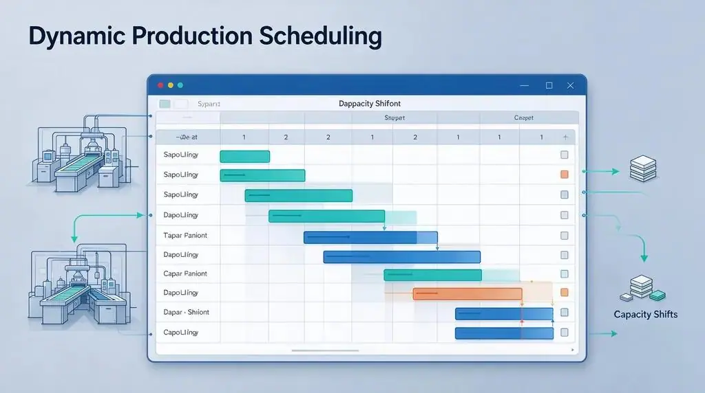 Fixed Capacity Planning vs. Flexible Production Scheduling
